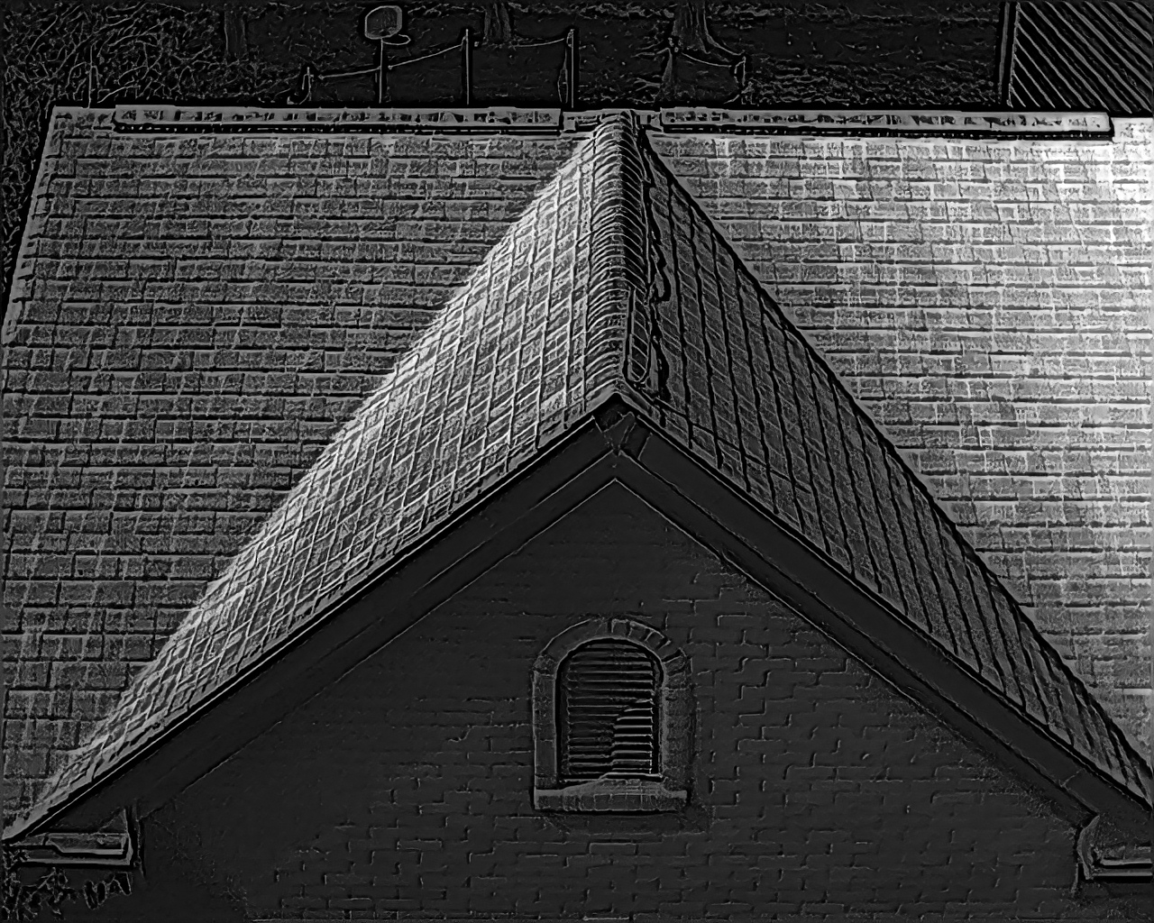 Residential roof thermal inspection